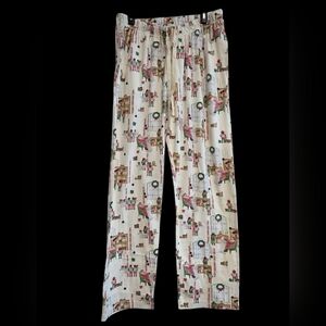 Burt's Bees Organic Cotton Christmas Lounge Pants Size XL